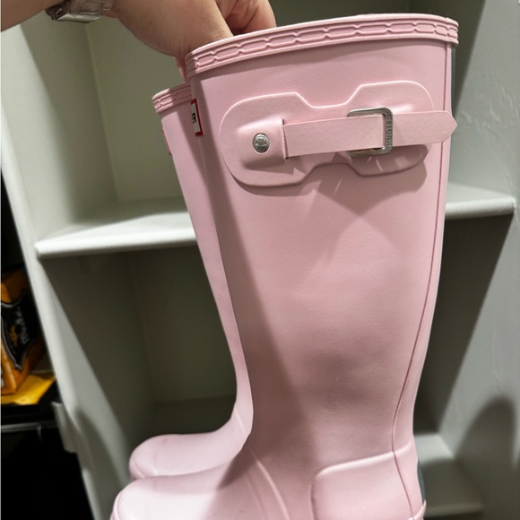 Pink Hunter Tall Rain Boots NWOT - Picture 3 of 4